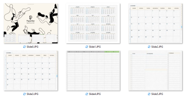Digital Planner template - overview - GoodNotes, Planning, Templates
